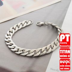 Lắc Tay Nam Titan Cao Cấp 7mm - Thiết Kế Nam Tính, Không Rỉ, An Toàn Cho Da - Phụ Kiện Thời Trang Sang Trọng