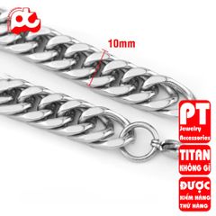 Lắc Tay Nam Titan Cao Cấp - Phong Cách Mạnh Mẽ, Bền Bỉ, Không Gỉ, Thời Trang Đẳng Cấp, Phụ Kiện Nam Cá Tính
