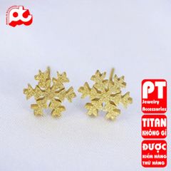 Bông Tai Nữ Titan Cao Cấp - Sang Trọng, Thanh Lịch, Không Gỉ, Phù Hợp Mọi Loại Da - Quà Tặng Ý Nghĩa