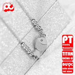 Dây chuyền nữ titan cao cấp - Sang trọng, bền bỉ, chống trầy xước, phụ kiện thời trang hoàn hảo cho phong cách nữ tính