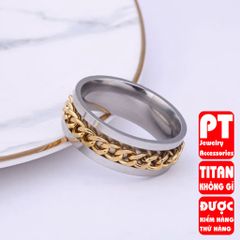 Nhẫn Titan Nam Cao Cấp - Thiết Kế Đẳng Cấp, Chống Gỉ và Chống Trầy, Phụ Kiện Thời Trang Đa Dạng Màu Sắc, Quà Tặng Ý Nghĩa
