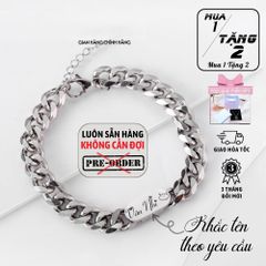 Lắc Tay Khắc Tên Đôi Unisex - Vòng Tay Tùy Chỉnh theo Yêu Cầu, Quà Tặng Ý Nghĩa Cho Các Cặp Đôi