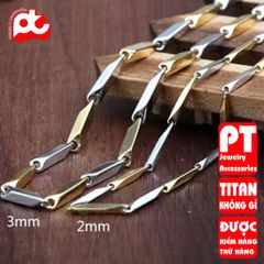 Dây Chuyền Titan Nam Cao Cấp - Sang Trọng, Không Gỉ, Phong Cách Mạnh Mẽ, Phụ Kiện Thời Trang Đẳng Cấp Cho Nam Giới