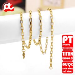 Dây Chuyền Titan Cao Cấp Nam - Phong Cách Đẳng Cấp Chống Gỉ & Trầy Xước, Phụ Kiện Thời Trang Nam Tinh Tế 3mm PTDCNA169