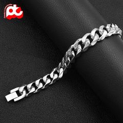 Lắc Tay Nam Titan Cao Cấp - Phong Cách Mạnh Mẽ, Chống Gỉ, Thời Trang Nam Tính, Quà Tặng Đặc Biệt, Độ Bền Cao 13mm