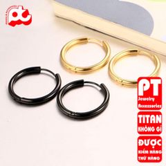 Bông Tai Nam Titan Cao Cấp - Phong Cách Hiện Đại, Không Gỉ, An Toàn Cho Da, Phụ Kiện Thời Trang Nam Tính, Quà Tặng Đặc Biệt