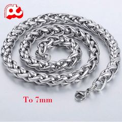 Dây Chuyền Nam Titan Cao Cấp 5mm - Thiết Kế Mạnh Mẽ, Chống Gỉ, An Toàn Cho Da - Trang Sức Thời Trang Nam Tính, Quà Tặng Ý Nghĩa