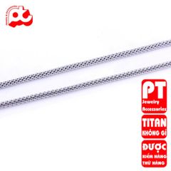 Dây Chuyền Nam Titan Cao Cấp Sang Trọng - Phụ Kiện Thời Trang Mạnh Mẽ, Nhẹ, An Toàn Cho Da, Quà Tặng Ý Nghĩa