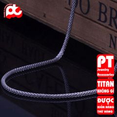 Dây Chuyền Nam Titan Cao Cấp Sang Trọng - Phụ Kiện Thời Trang Mạnh Mẽ, Nhẹ, An Toàn Cho Da, Quà Tặng Ý Nghĩa