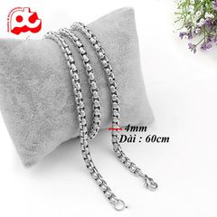 Dây Chuyền Nam Titan Cao Cấp - Phong Cách Mạnh Mẽ, Chống Gỉ, Dễ Dàng Điều Chỉnh, Quà Tặng Ý Nghĩa Cho Nam 2023