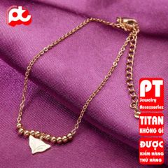 Lắc Chân Nữ Titan Cao Cấp - Thiết Kế Thanh Lịch, Bền Bỉ, An Toàn Cho Da - Phụ Kiện Thời Trang Nữ Hàng Đầu