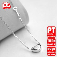 Dây chuyền nữ titan cao cấp thời trang trangsucpt không đen giá rẻ PTDCNT74 400367