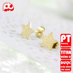 Bông tai nữ titan cao cấp thời trang PT Jewelry & Accessories không đen giá rẻ PTBTNT15 400398