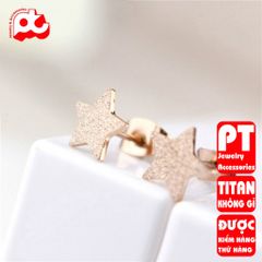 Bông tai nữ titan cao cấp thời trang PT Jewelry & Accessories không đen giá rẻ PTBTNT15 400398