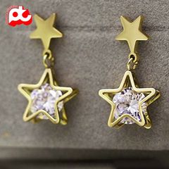 Bông tai nữ titan cao cấp thời trang PT Jewelry & Accessories không đen giá rẻ PTBTNT16 400401