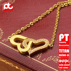 Dây chuyền nữ titan cao cấp thời trang trangsucpt không đen giá rẻ PTDCNT113 400404