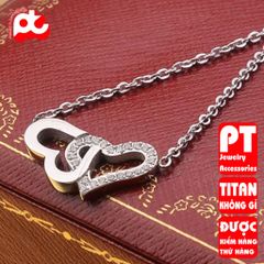 Dây chuyền nữ titan cao cấp thời trang trangsucpt không đen giá rẻ PTDCNT113 400404