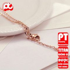 Dây chuyền nữ titan cao cấp thời trang PT Jewelry & Accessories không đen giá rẻ PTDCNT54 400406