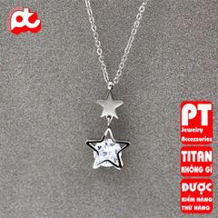 Dây chuyền nữ titan cao cấp thời trang trangsucpt không đen giá rẻ PTDCNT131 400408