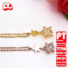 Dây chuyền nữ titan cao cấp thời trang trangsucpt không đen giá rẻ PTDCNT131 400408