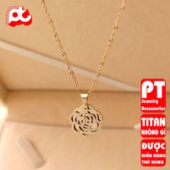 Dây chuyền nữ titan cao cấp thời trang trangsucpt không đen giá rẻ PTDCNT102 400413