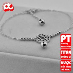 Lắc chân nữ titan cao cấp thời trang PT Jewelry & Accessories không đen giá rẻ PTLCNT69 400429