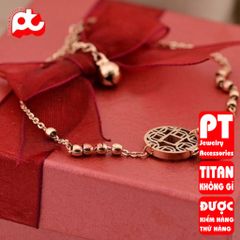 Lắc chân nữ titan cao cấp thời trang PT Jewelry & Accessories không đen giá rẻ PTLCNT69 400429