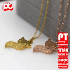 Dây chuyền nữ titan cao cấp thời trang trangsucpt không đen giá rẻ PTDCNT52 400430