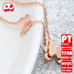 Dây chuyền nữ titan cao cấp thời trang trangsucpt không đen giá rẻ PTDCNT61 400431