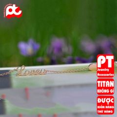 Lắc tay nữ titan cao cấp thời trang trangsucpt không đen giá rẻ PTLTNT28 400433