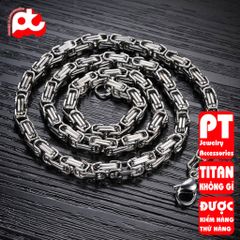 Dây Chuyền Nam Titan Cao Cấp - Sang Trọng, Đẳng Cấp, Chống Gỉ, Phong Cách Mạnh Mẽ, Quà Tặng Ý Nghĩa cho Nam giới