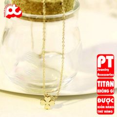 Dây chuyền nữ titan cao cấp thời trang trangsucpt không đen giá rẻ PTDCNT131 400528
