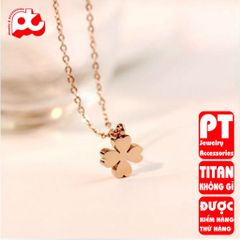 Dây chuyền nữ titan cao cấp thời trang trangsucpt không đen giá rẻ PTDCNT131 400528