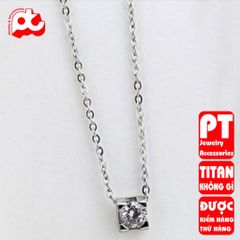 Dây chuyền nữ titan cao cấp thời trang trangsucpt không đen giá rẻ HCM PT_DC_75 400531