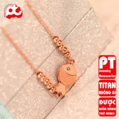 Dây chuyền nữ titan cao cấp thời trang PT Jewelry & Accessories không đen giá rẻ PTDCNT116 400547