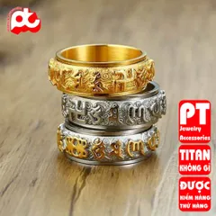 Nhẫn titan thép không gỉ nam inox cao cấp thời trang trangsucpt màu PTNNA22 400548