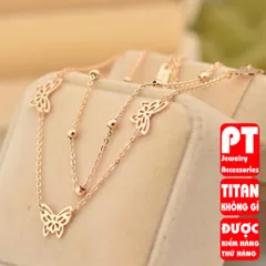 Dây chuyền nữ titan cao cấp thời trang trangsucpt không đen giá rẻ PTDCNT92 400549