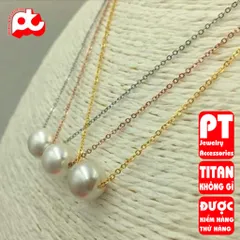 Dây chuyền nữ titan cao cấp thời trang trangsucpt không đen giá rẻ PTDCNT76 400550