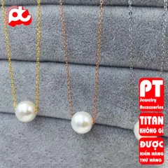 Dây chuyền nữ titan cao cấp thời trang trangsucpt không đen giá rẻ PTDCNT76 400550