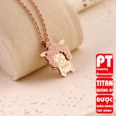 Dây chuyền nữ titan cao cấp thời trang trangsucpt không đen giá rẻ PTDCNT133 400570