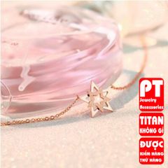 Dây chuyền titan ngôi sao cao cấp thời trang trangsucpt 400582