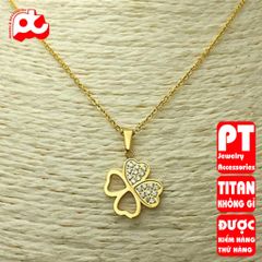 Dây chuyền nữ titan cao cấp thời trang trangsucpt không đen giá rẻ PTDCNT119 400585
