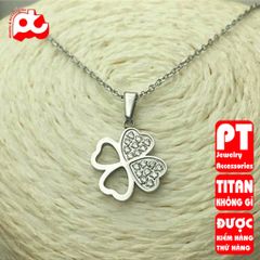 Dây chuyền nữ titan cao cấp thời trang trangsucpt không đen giá rẻ PTDCNT119 400585