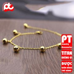 Lắc tay nữ titan cao cấp thời trang trangsucpt không đen giá rẻ PTLTNT03 400602