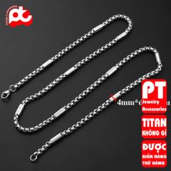 Dây Chuyền Titan Nam Cao Cấp - Phong Cách Mạnh Mẽ, Chống Gỉ Sét, Kích Thích Cá Tính - Trang Sức Thời Trang Nam PT Jewelry