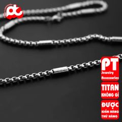 Dây Chuyền Titan Nam Cao Cấp - Phong Cách Mạnh Mẽ, Chống Gỉ Sét, Kích Thích Cá Tính - Trang Sức Thời Trang Nam PT Jewelry