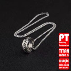 Dây chuyền nam nữ Veins Brick titan cao cấp trangsucpt thép không gỉ PTDCNA194 3T 400626