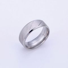 Nhẫn inox sọc xéo nhiều màu cao cấp thời trang thép không gỉ trangsucpt 400659