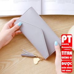 Ví nữ dài tua rua+trái tim VD69 400664