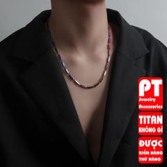 Dây chuyền nam nữ GALAXY Xích Trơn Thời Trang Basic unisex PT Jewelry & Accessories PTDCNABA 3T 400724